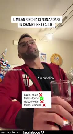 Il Milan rischia di non andare in Champions league