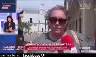 Popolazione di Ceuta contro il governo Sanchez