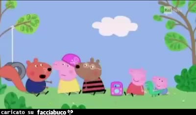 Peppa pig faccetta nera