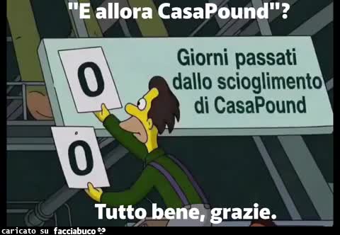 CasaPound open