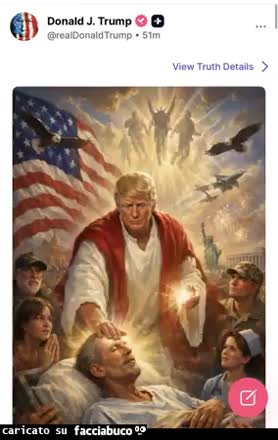 Trump vuole essere Gesù