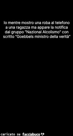 Nazionale alcolismo