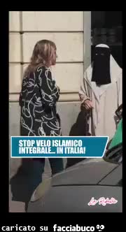 Stop velo islamico integrale